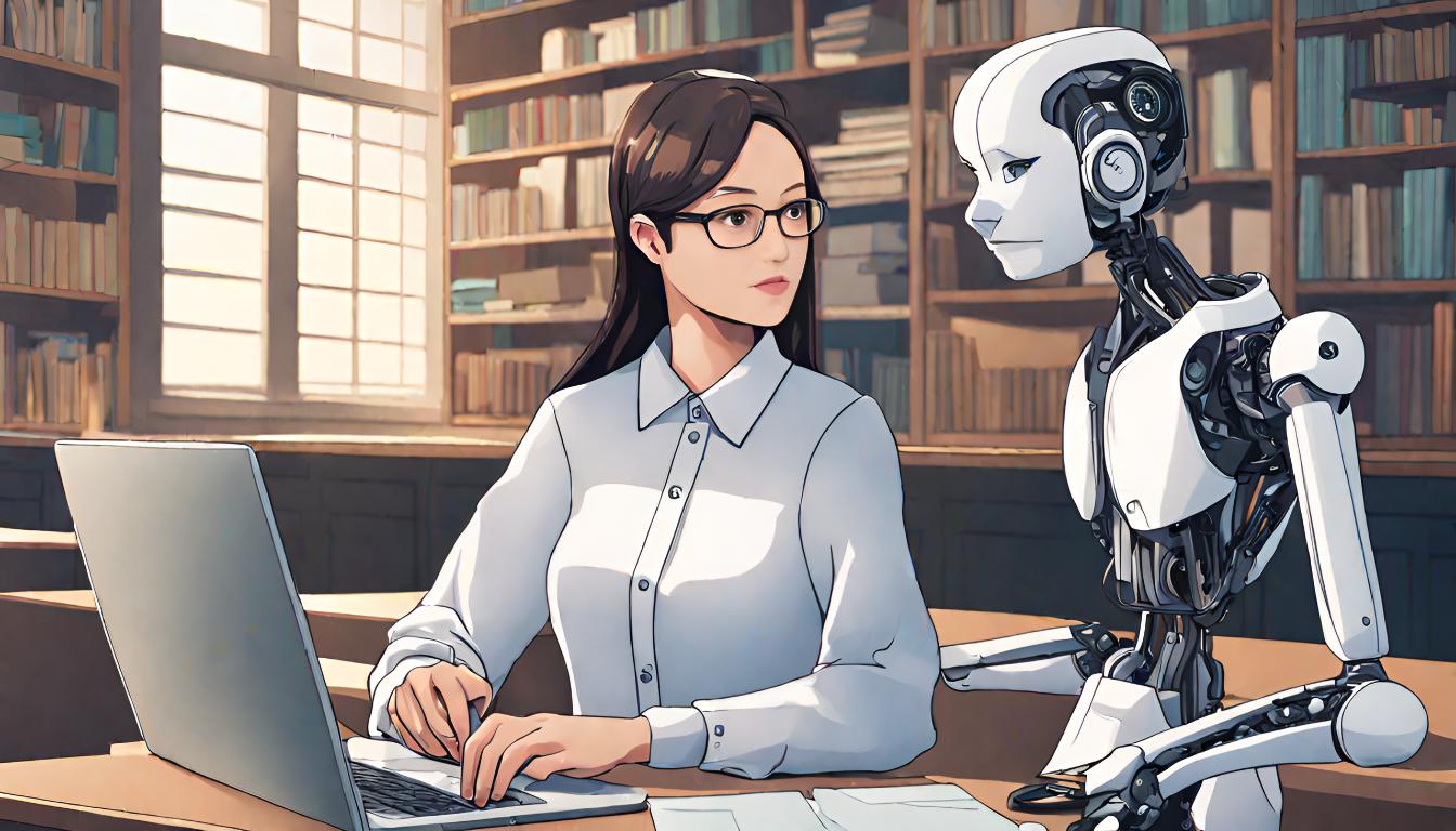 teacher and AI
